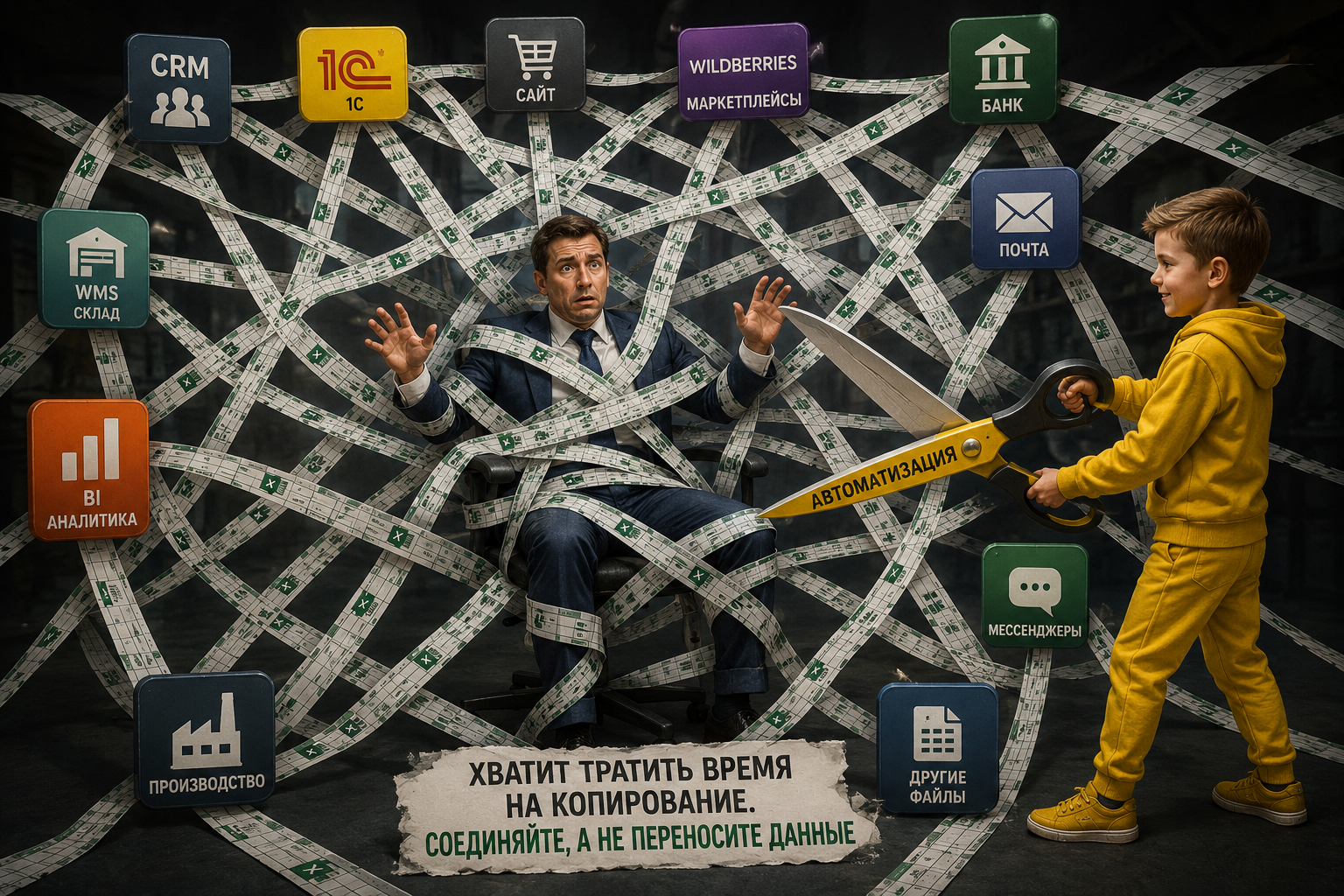 Скрытые убытки. Сколько компания теряет на лоскутной автоматизации и обмене данными через Excel